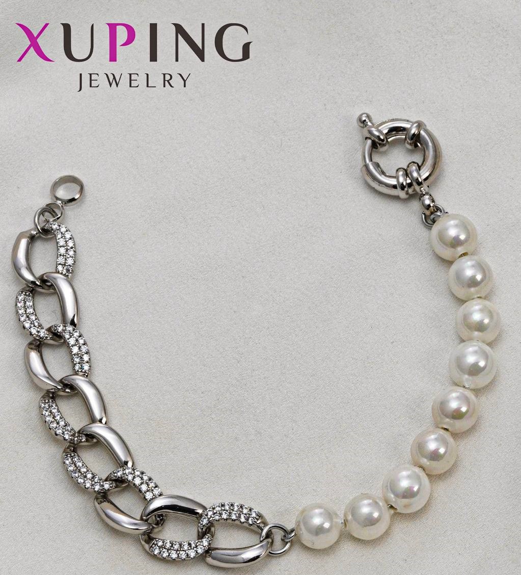 دستبند ژوپینگ مروارید-دستبند ژوپینگ مروارید با شناسه محصول plx – 00033243 یکی از محصولات با کیفیت فروشگاه اینترنتی پاشالوکس است. از ویژگی های بارز این محصول باید به آبکاری رنگ ثابت و ضد حساسیت بودن آن اشاره کرد. شما می توانید با اتصال به درگاه امن بانکی این محصول را سفارش دهید و به صورت رایگان با پس ...