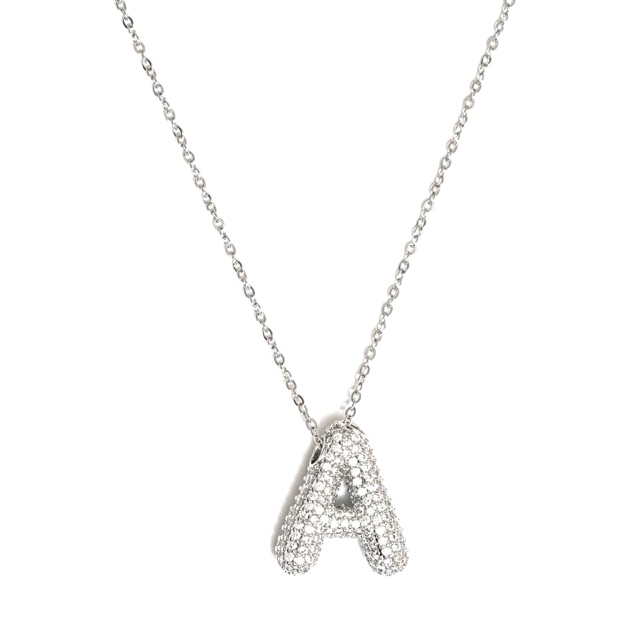 خرید و قیمت گردنبند حرف A استیل - Steel-letter-A-necklace